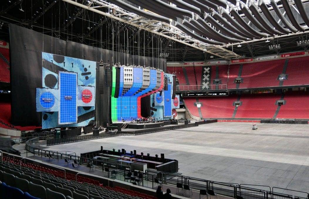 Cruijff Arena Bühne für Ed Sheeran