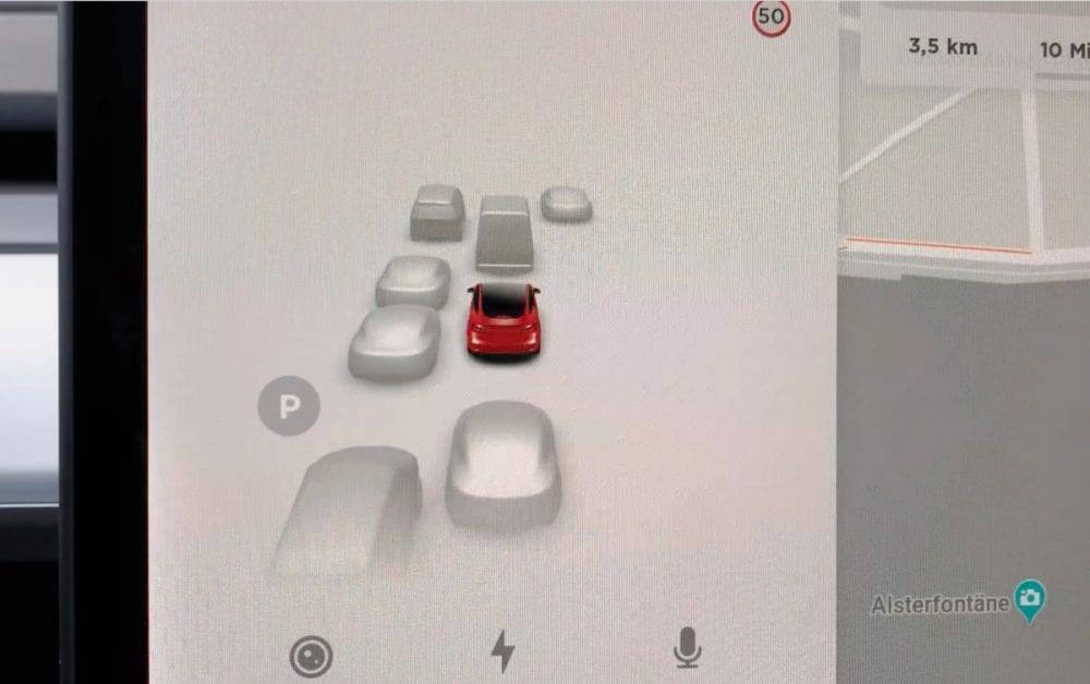 Tesla Model 3 Autopilot Erkennung Sensoren