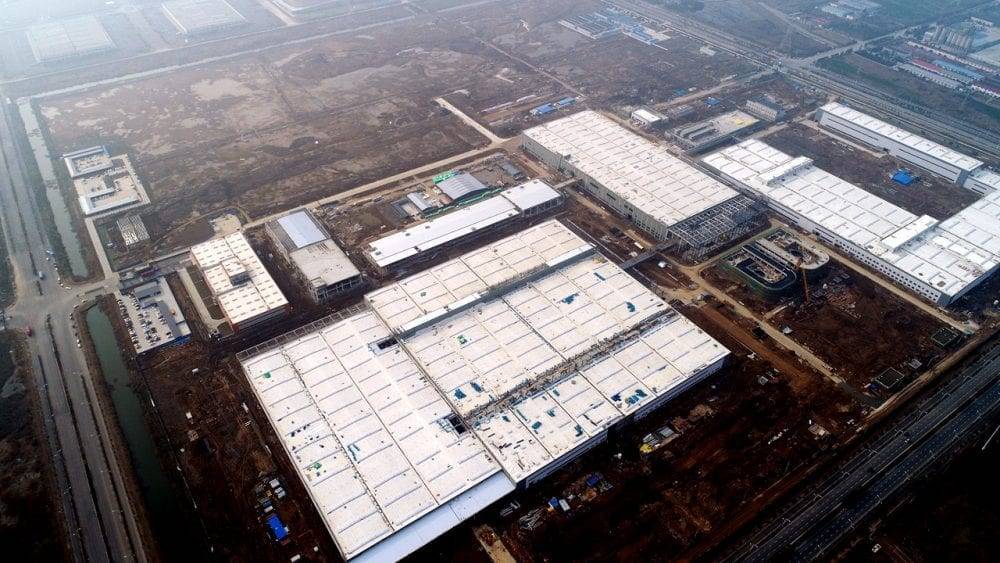 Luftaufnahme Byton Fabrik in Nanjing